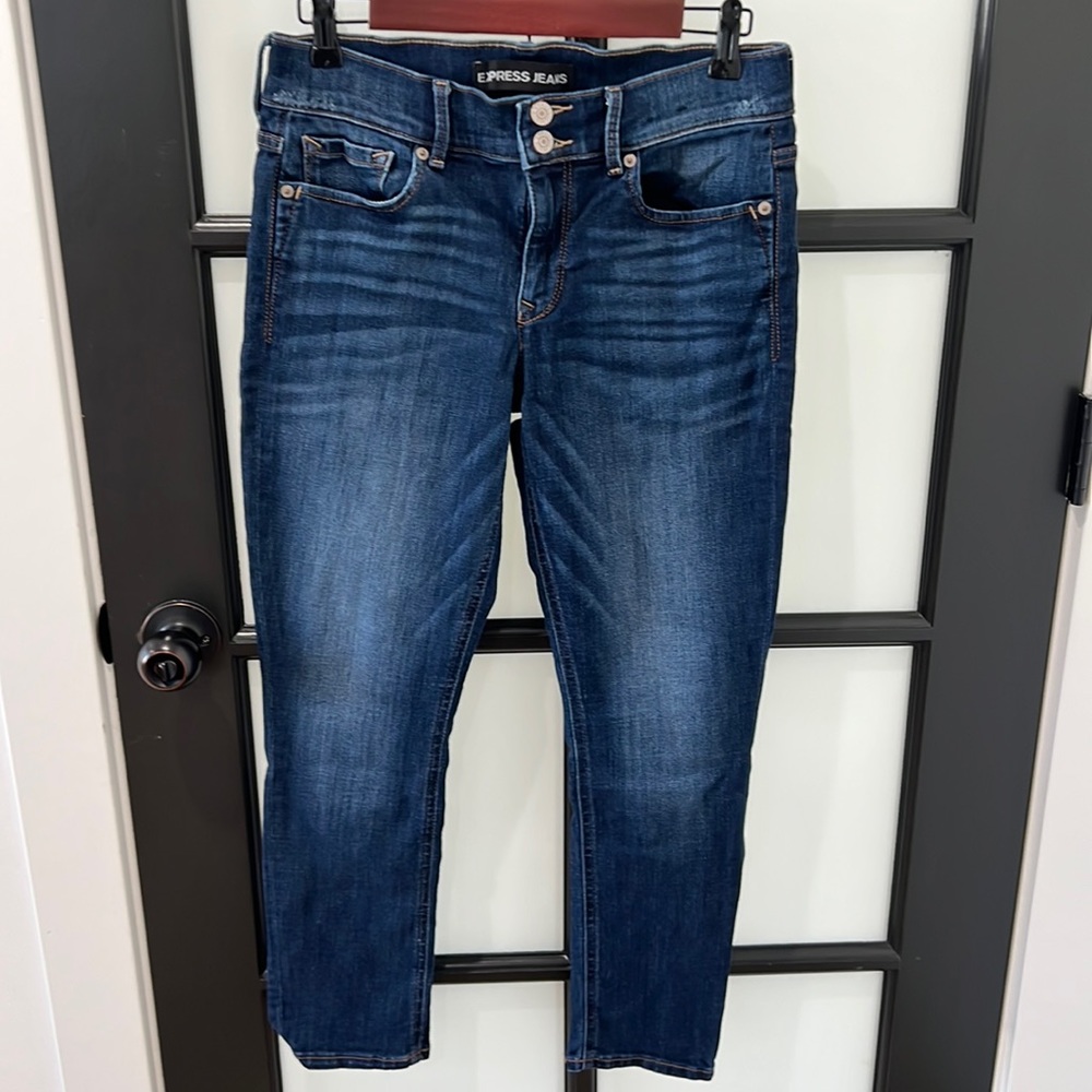 Express cropped leggings jeans size 6 R